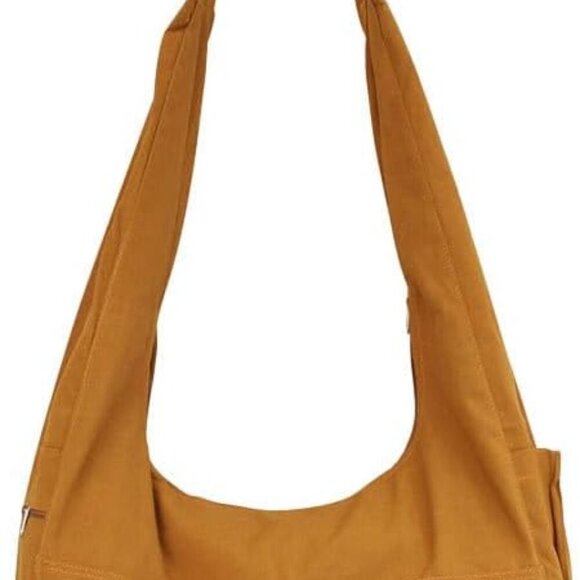 Crossbody Monk Bag: Thai Monk Buddha Crossbody Buddhist Canvas Sling Bag for Tem - Picture 1 of 9